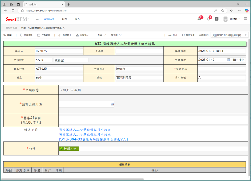 Proposed AI Workflow – CMUH Image 6
